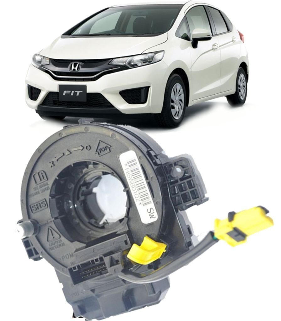 Cinta Airbag Hard Disc Honda Fit e City 1.5 16V Apos 2015 Sem Controle de Som Volante