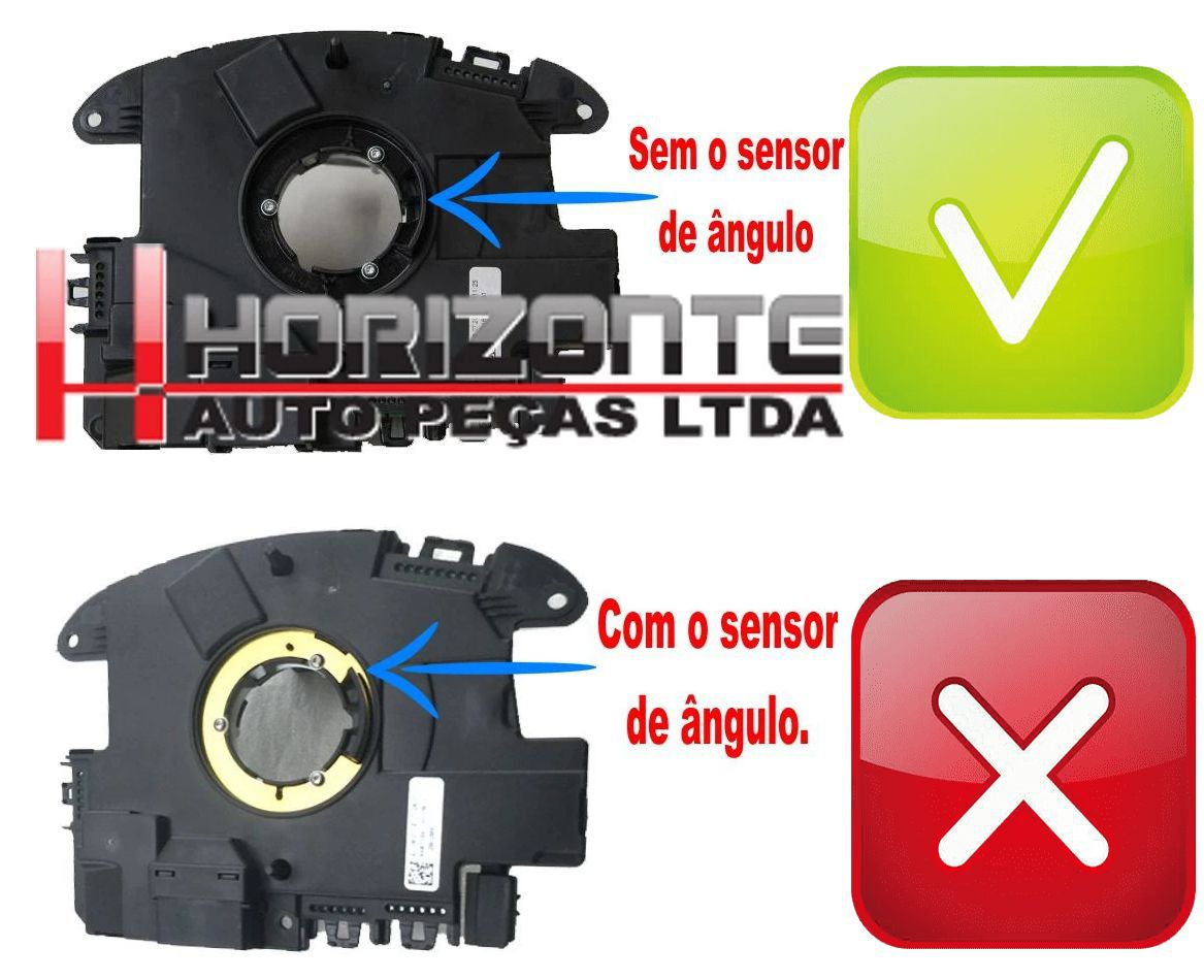 Cinta Airbag Hard Disc Jetta 2.0 Comfortline 2011 a 2015 Sem Controle De Som 5k0953569AE