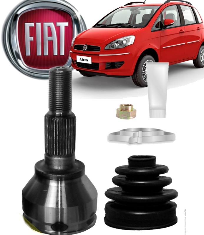 Junta Homocinetica Fiat Idea 1.4 8v Mpi Fire Flex de 2005 a 2010 - 21x22
