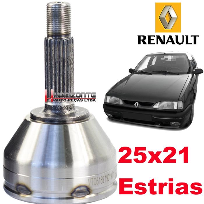 Junta Homocinetica Renault R19 motor 1.6 ou 1.8 de 1994 A 1998 21X25 Estrias