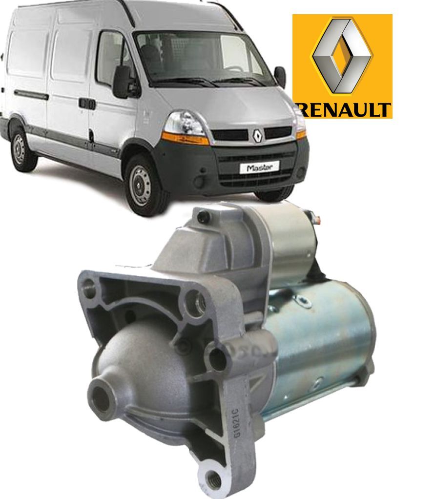 Motor de Arranque Partida Renault Master 2.5 16V Diesel de 2005 a 2012