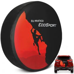 Capa de Estepe Eu Pratico Ecosport 2003 a 2019 PVC com Cadeado