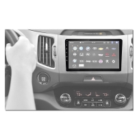 Central Multimídia 10 Polegadas Android 11.0 Roadstar RS1001BR Plus GPS Wifi Bluetooth USB