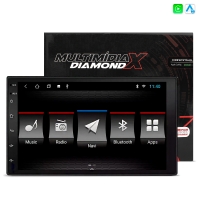 Central Multimídia Android Diamondx Tela 7 Polegadas Carplay Android Auto Bluetooth GPS
