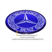 Emblema Adesivo Roda Esportiva Calota Resinado 48mm Mercedes