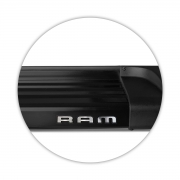 Estribo Lateral Dodge Ram 1500 CD 2021 2022 Alumínio Preto