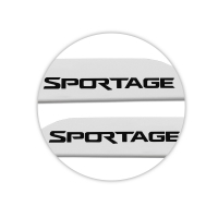 Jogo de Friso Lateral Sportage 2017 a 2024 Branco Luxo