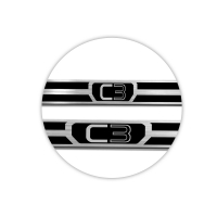 Jogo de Soleira Premium Citroen C3 2023 Escovado 4 Portas