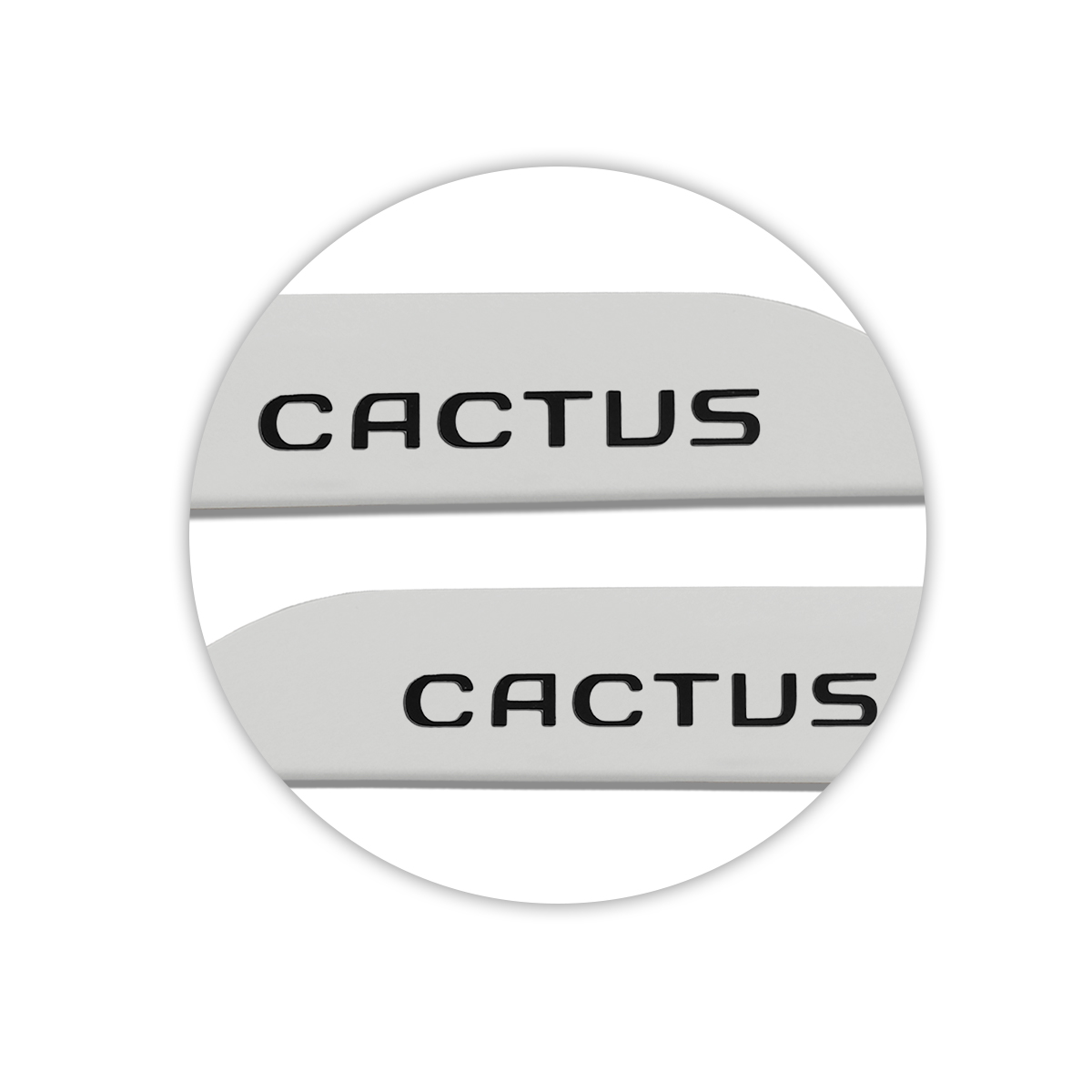 Jogo de Friso Lateral C4 Cactus 2019 a 2024 Branco Nacre