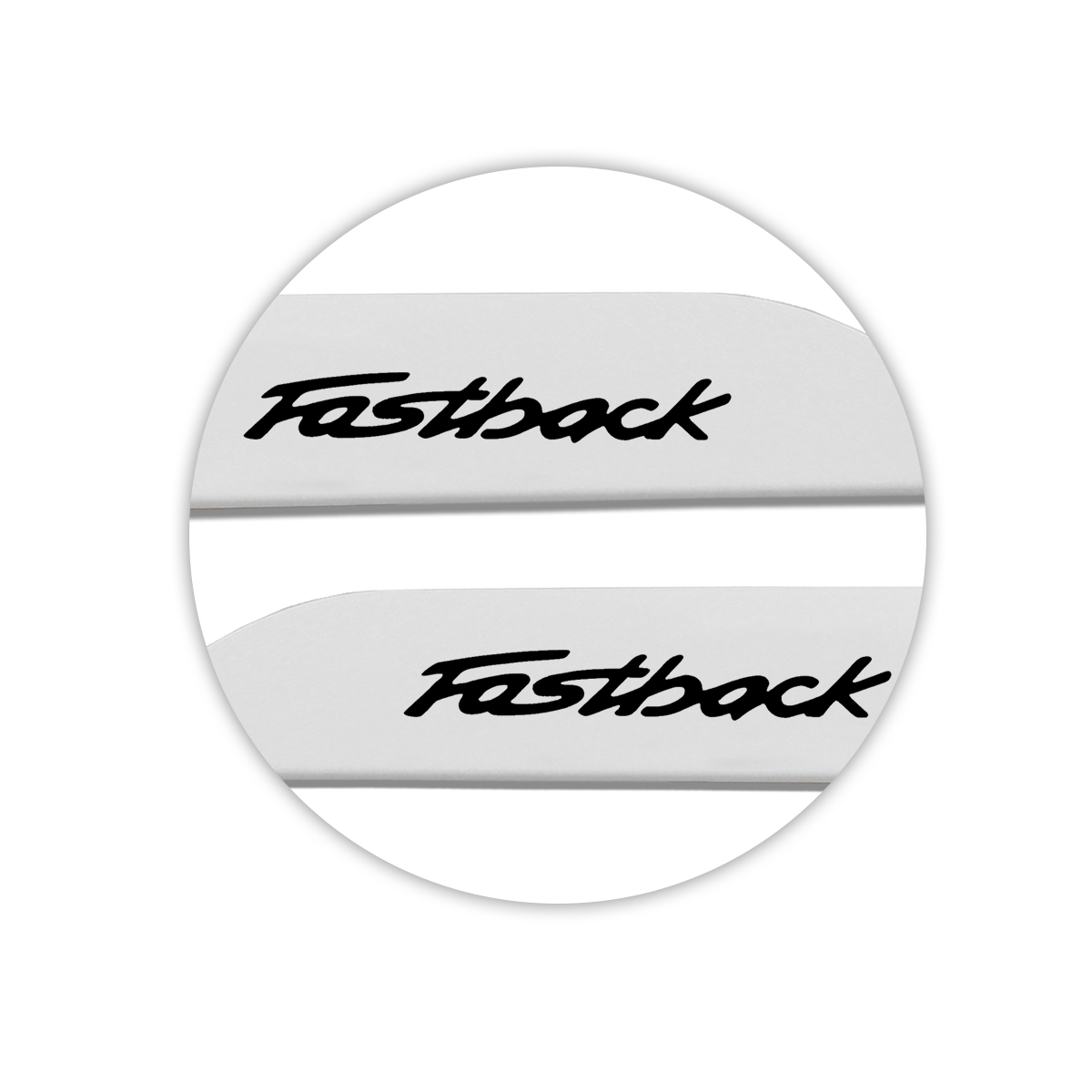 Jogo de Friso Lateral Fastback 2022 a 2024 Branco Banchisa