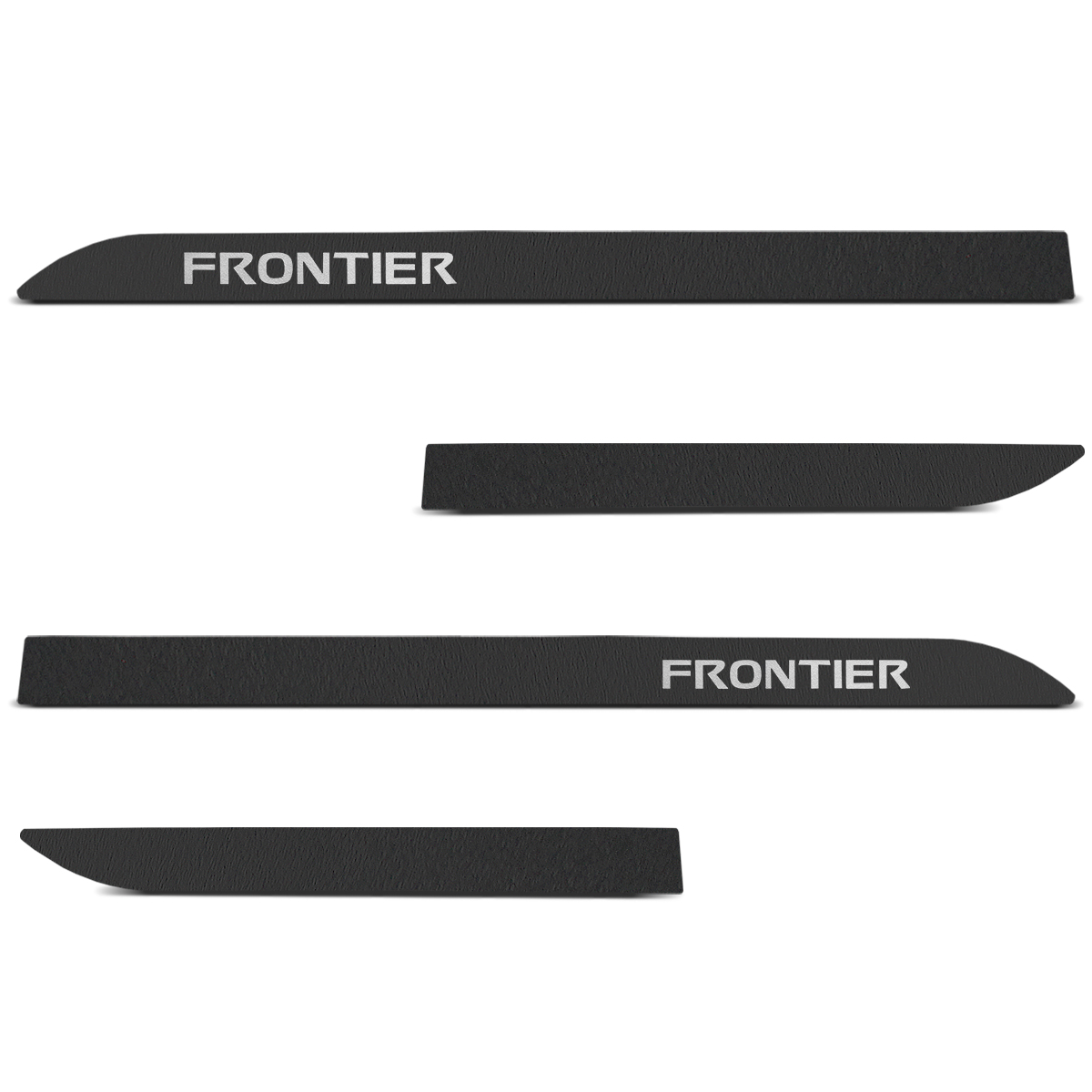 Jogo de Friso Lateral Frontier 2004 a 2024 Preto Texturizado