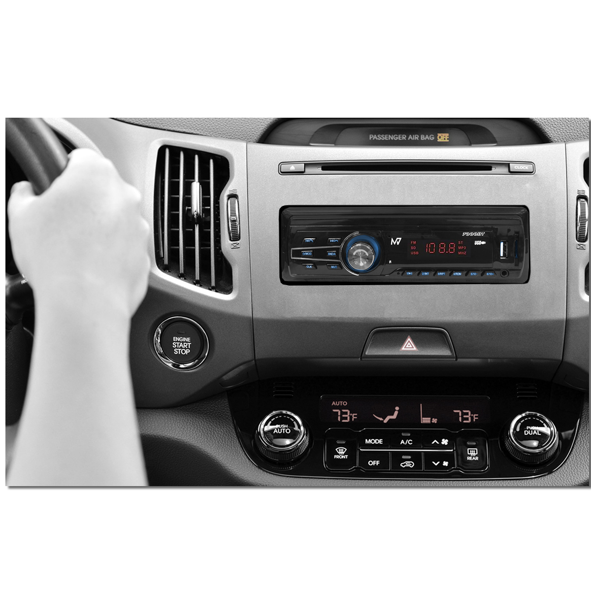 Radio Automotivo M7 JT7000BT Mp3 Player Bluetooth USB SD FM Aux 4x15w JR8