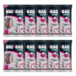 10 Saco A Vácuo Protetor Organizador Hang Bag 70 X120 Ordene