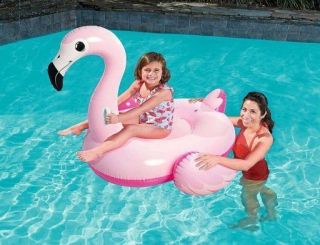 Boia Divertida Inflável Pink Flamingo 1,45m x 1,21m Bestway 41099