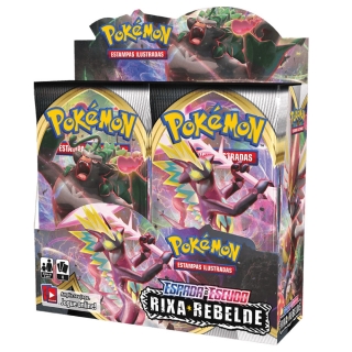 Box Cartas Pokémon EE2 Caixa com 36 Booster 216 Cartas - Rixa Rebelde
