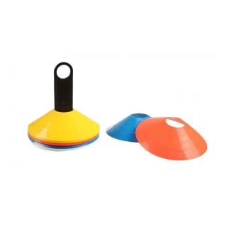 Kit 20 Mini Cones De Agilidade Cones Treinamento Funcional