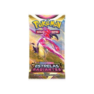 Pacote Cartas Pokémon Booster 6 Cartas Espada Escudo Estrelas Radiantes