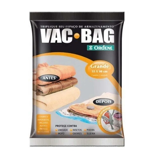 Saco A Vácuo Protetor e Organizador - VAC BAG 55 X 90 - Grande