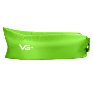 Sofá de Ar Hug Bag Inflável Camping Verde VG+
