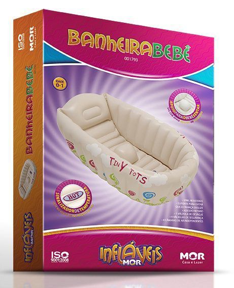 Banheira Inflável Bebê + Indicador Temperatura Piscina