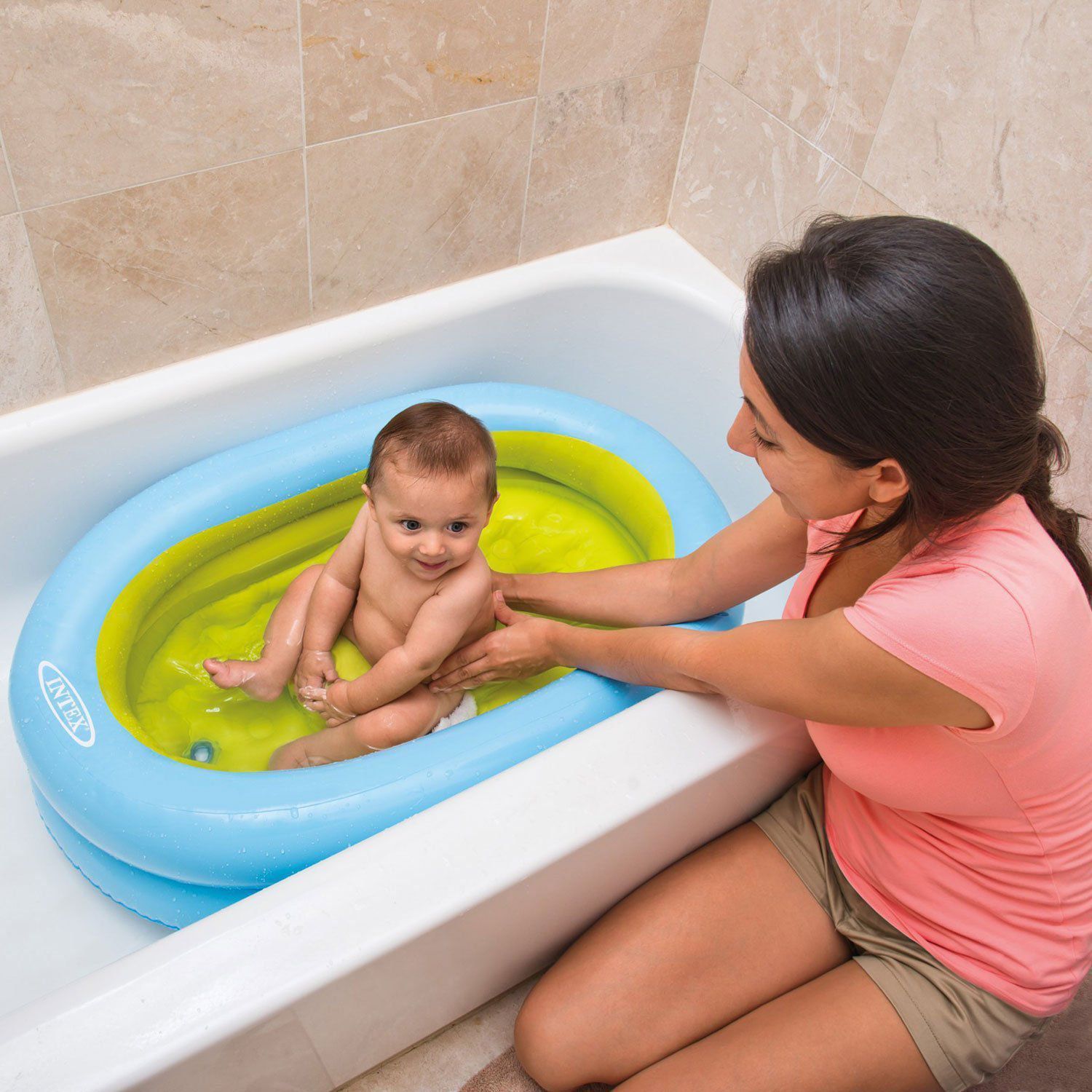 Banheira Inflável Infantil Baby Bath Intex