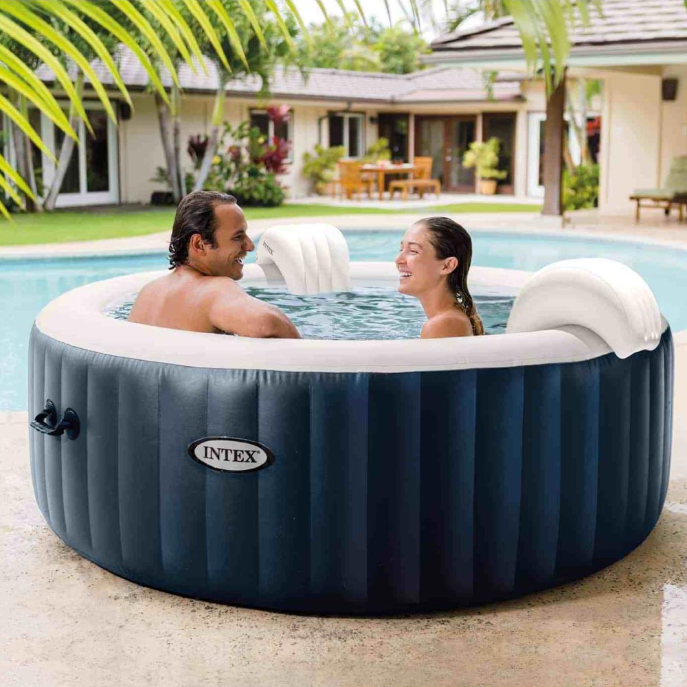Banheira Ofurô Inflável Spa Bubble Massage Azul 795 Litros - Intex