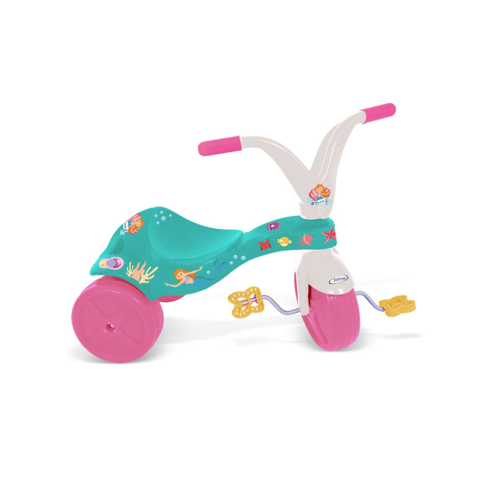 Brinquedo Infantil Triciclo Sereias Xalingo