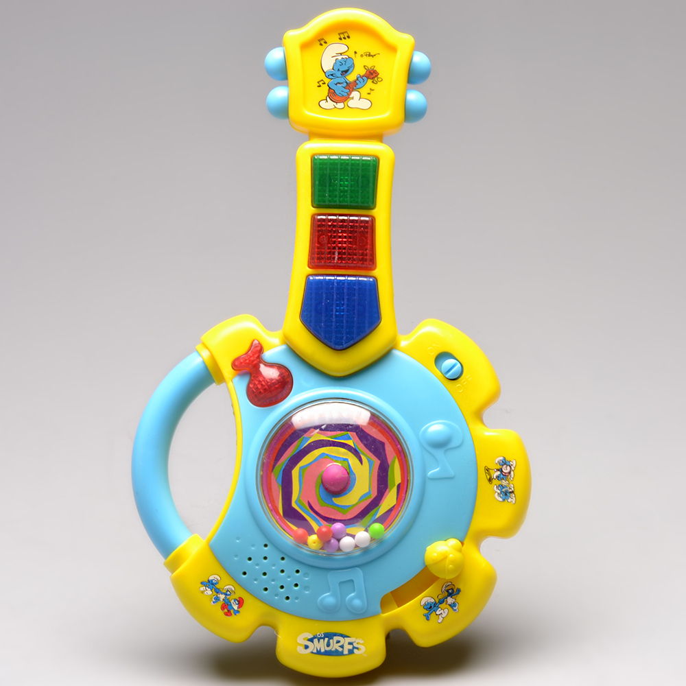 Brinquedo Instrumento Musical Guitarrinha Infantil com Luzes e Som