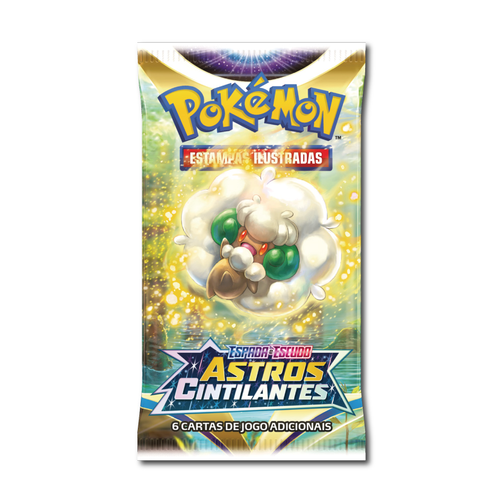 Cartas Pokémon EE9 Booster 10 Pacotes 60 Cartas - Astros Cintilantes