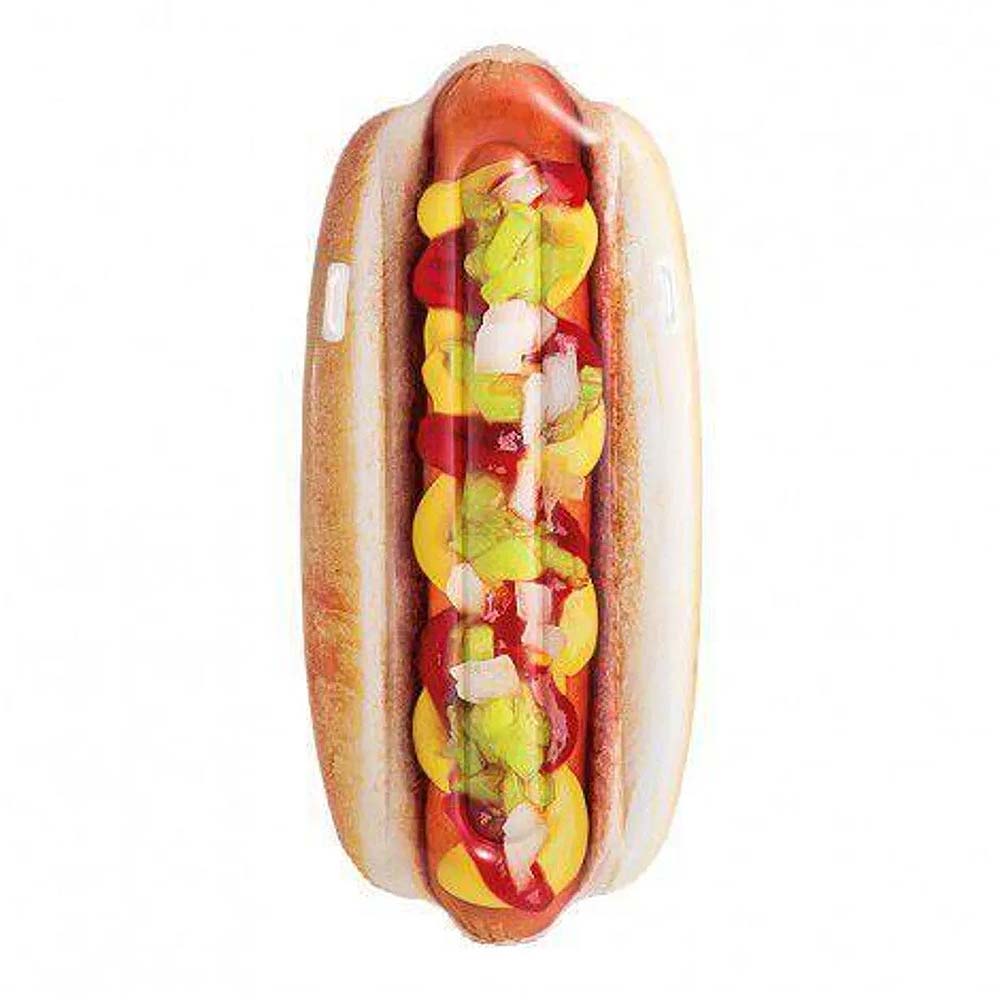 Kit Bóias Infláveis Batata + Hamburguer + Hot Dog + Milk Shake Intex