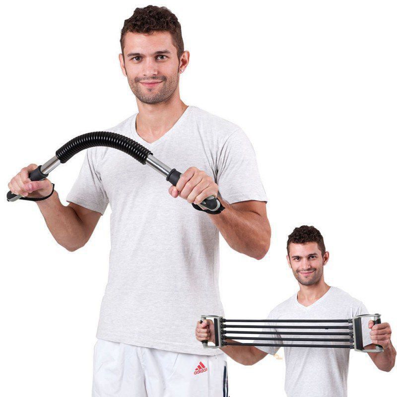 Kit Fitness Tonificação Musculação 5 Pçs Treinamentos - Mor