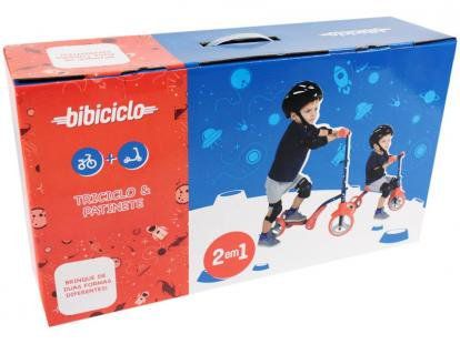 Patinete Infantil 2 Em 1 Vira Triciclo Bibiciclo Bel