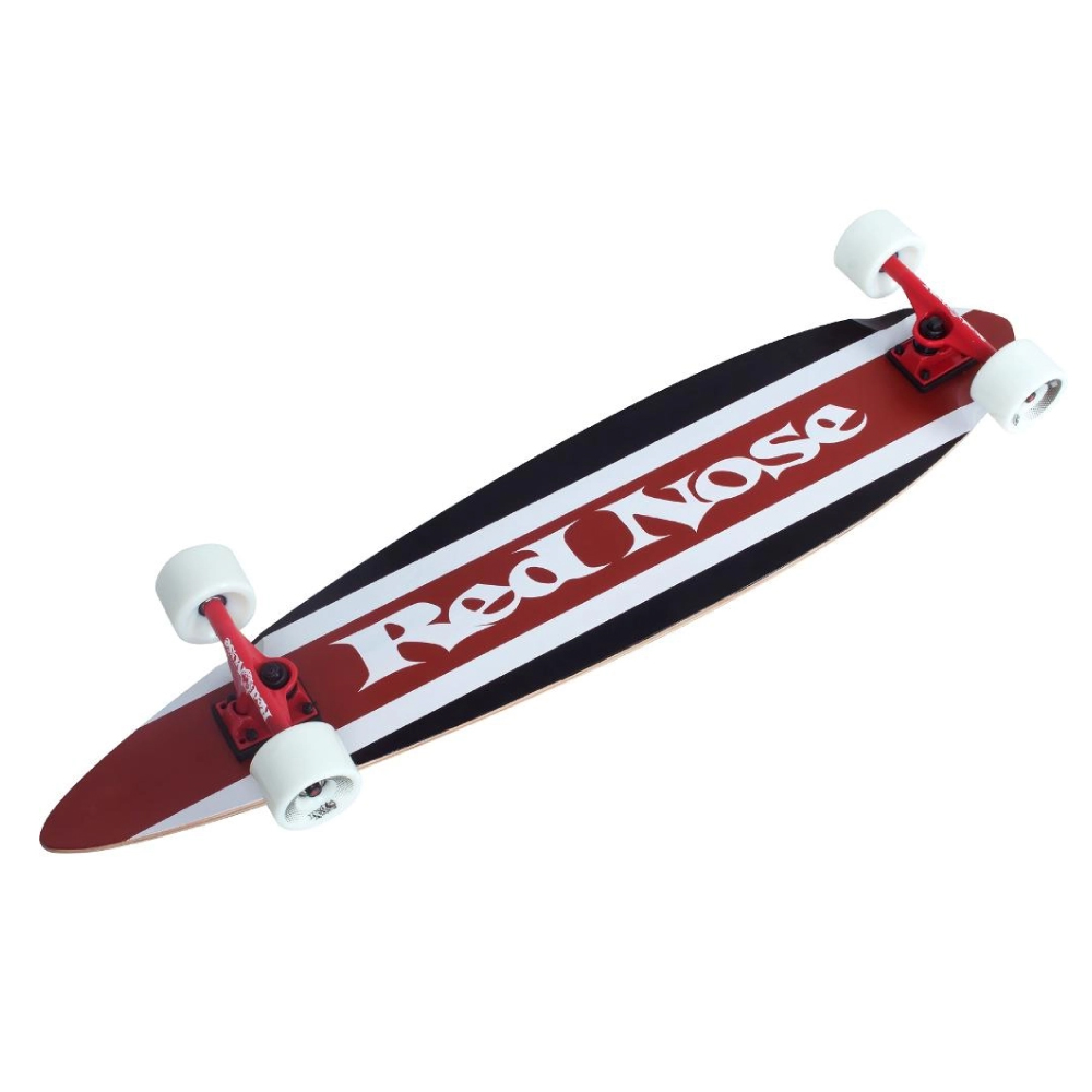Skate Longboard Alta Perfomance Vermelho/ Preto Red Nose