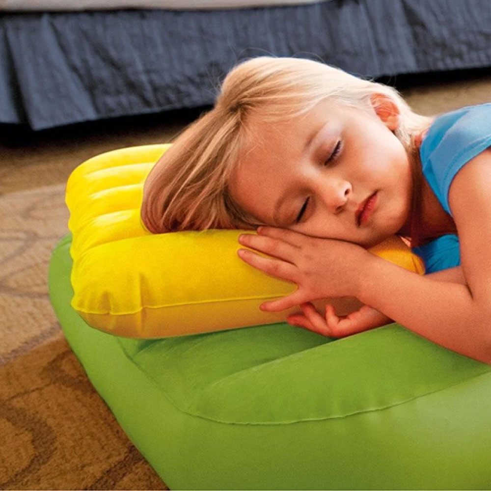Travesseiro Inflável Infantil Amarelo Intex