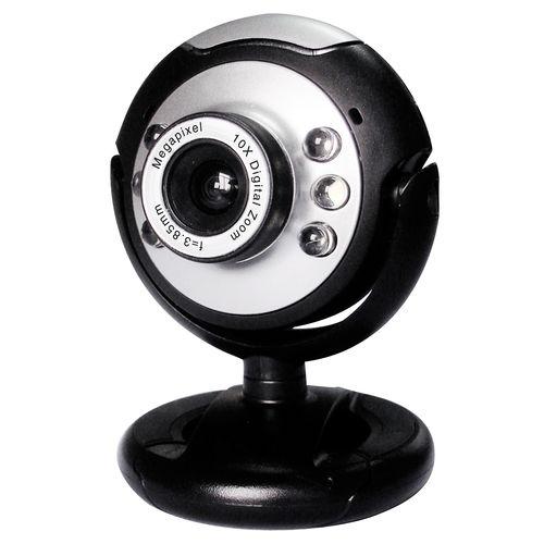 Webcam EasyCam Aqua! 1.3MP com Microfone FORTREK