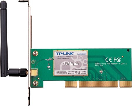 PLACA WIRELESS TP-LINK PCI TL-WN350GD 54MBPS