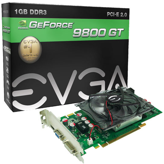 VGA 9800GT 1024MB  EVGA 01GP3N988TR