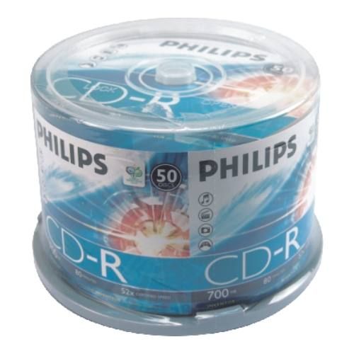 CD-R PHILIPS C/ 50 UNIDADES