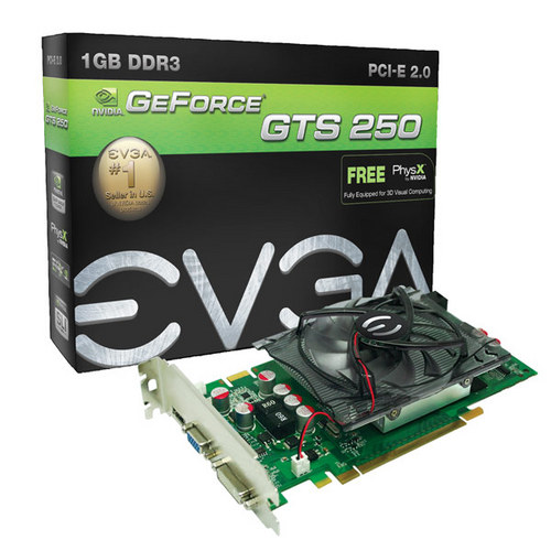VGA PCI EXP. 1GB/256BITS GTS250 EVGA DDR3 01GP31145TR