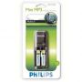 Carregador de Pilhas Philips c/ 2 pilhas AAA