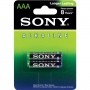 Pilha Alcalina Palito AAA Sony C/ 2 Unidades