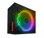 Fonte Gamer RGB BRX Rainbow 1000W 80 PLUS Bivolt Automática PFC Ativo - PowerSupply