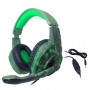 Headset Gamer TecDrive C/ Controle Vol. Camuflado Militar/Verde/Preto - Space PX2
