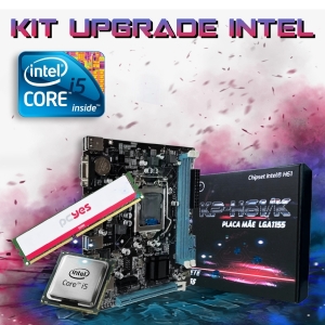 KIT Upgrade Intel Core I5-3470 + H61 KP-H61 K1155 Knup + Memória 8GB DDR3 PcYes
