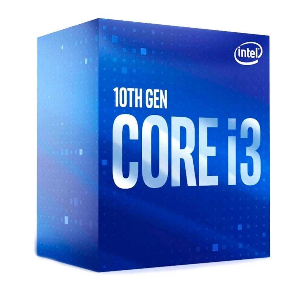 Intel Core i3-10100 Quad-Core 3.6GHz c/ Turbo 4.3GHz 6MB Skt 1200 - BX8070110100