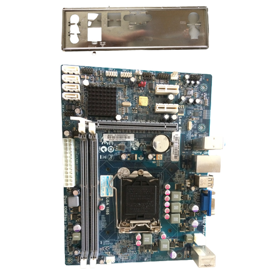 Placa Mãe Pcware IPMH61R3 (LGA 1155) Intel H61 Express + Espelho - seminova