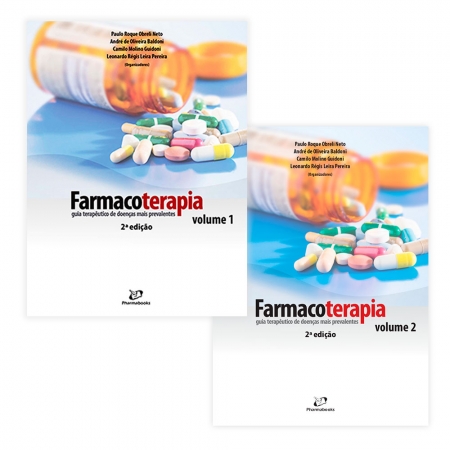 Livro - Farmacoterapia: Guia Terapêutico de Doenças mais Prevalentes 2ª Edição Volume 1 e 2