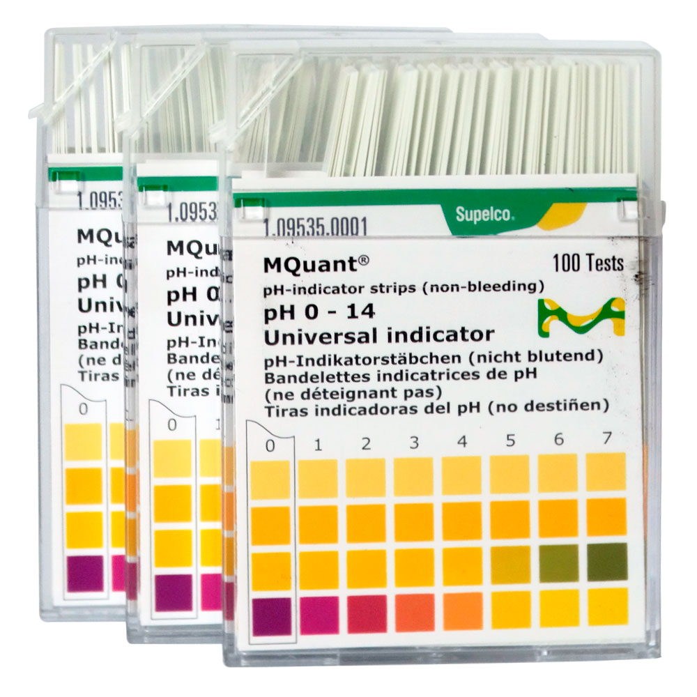 Compre 3 Caixas Papel indicador de pH (0-14) Merck