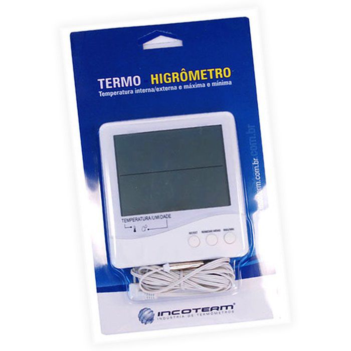 Termohigrômetro Digital -50+70ºC com Cabo 3 metros Ref. 7663.02.0.00