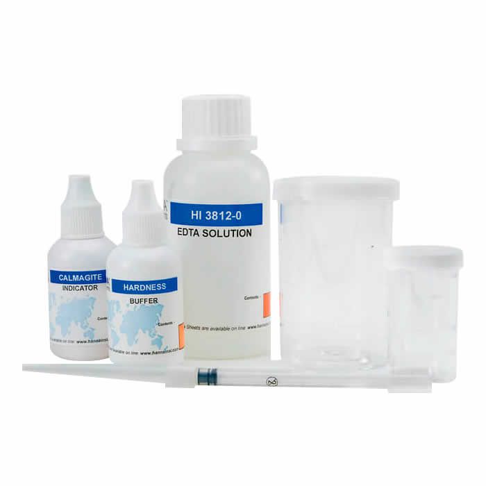 Teste Kit Dureza 0,0-30,0/0-300 mg/L (100 testes) Ref. HI 3812